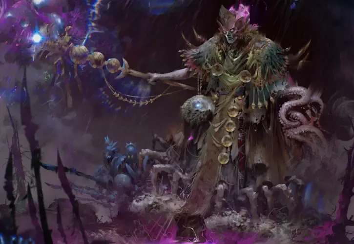 Awaken Realms Tainted Grail: Kings Of Ruin – Black Goat Miniatur-Erweiterung, Für 1–4 Spieler, Ab 14 Jahren